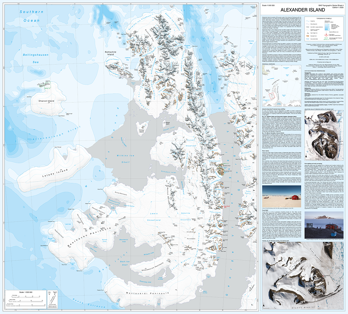 thumbnail for Topographic map of Alexander Island