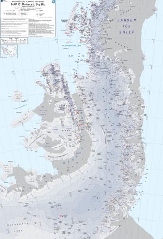 thumbnail for SCAR Air Operations Planning Map Series - Sheet 2, Rothera to Sky Blu