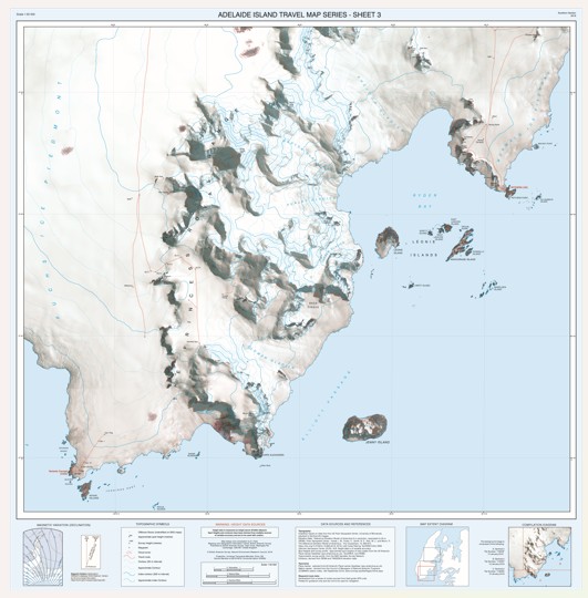 thumbnail for Adelaide Island Winter Trip Map - Southern Panel