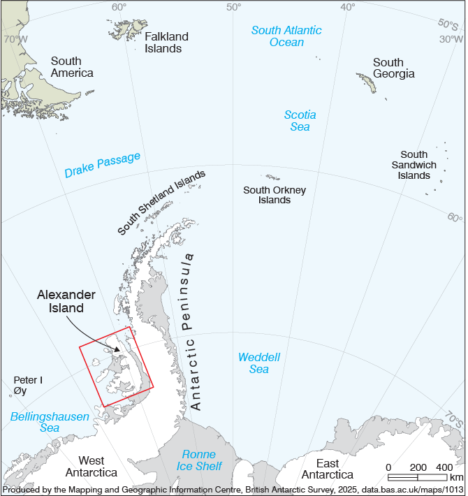 thumbnail for Alexander Island location map