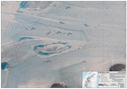 thumbnail for Field Map - Flask Glacier Study Area