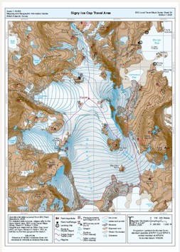 thumbnail for Signy Ice Cap Travel Area Map