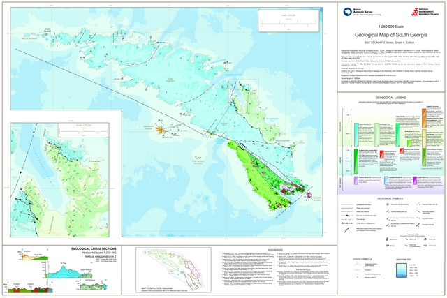 thumbnail for Geological map of South Georgia