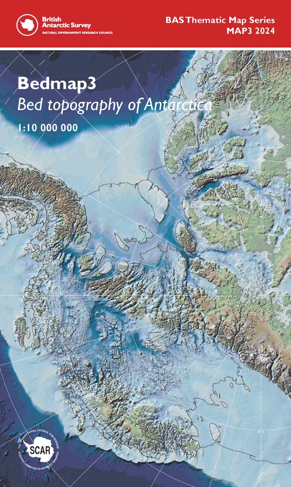 thumbnail for Bedmap3 - Bed topography of Antarctica