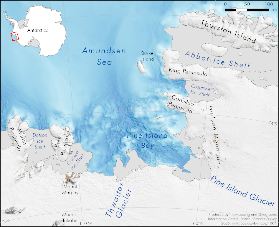 thumbnail for Amundsen Sea / Pine Island Bay overview map