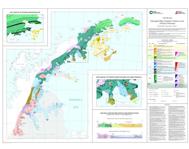thumbnail for Geological map of Eastern Graham Land