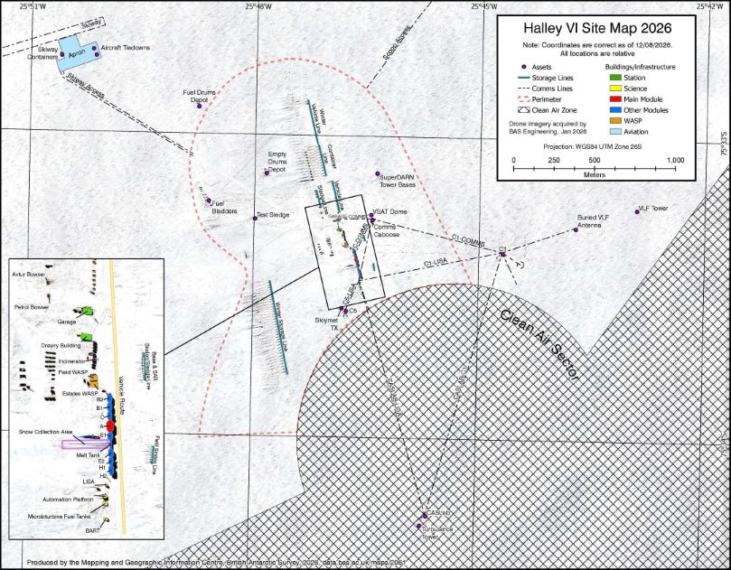 thumbnail for Halley VI Site Map