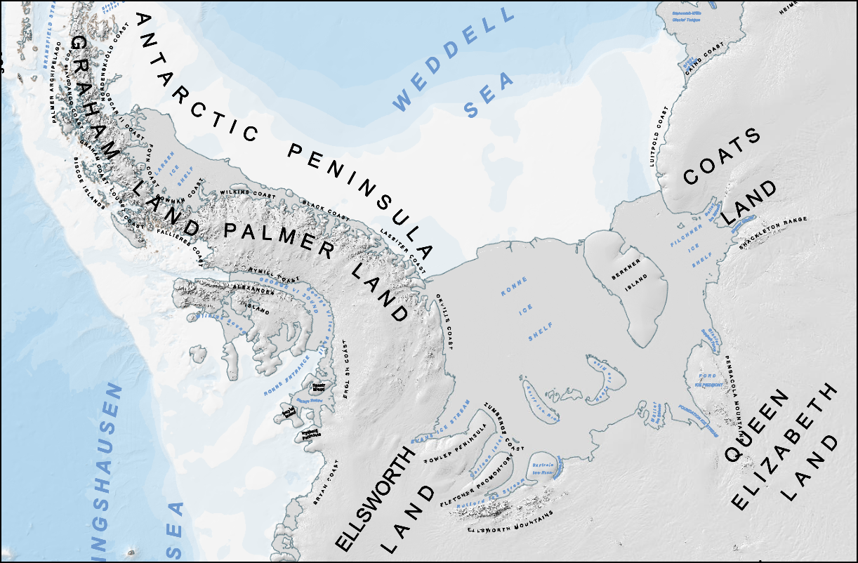 thumbnail for Antarctic Place Name Labels