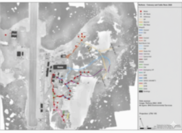 thumbnail for Rothera Masts, Catenaries and Cable Runs 2025